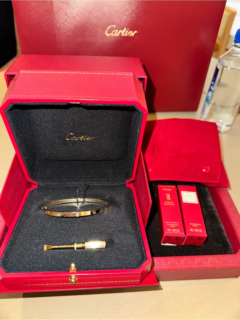 Cartier Love Bracelet, Small Size Gold Bracelet Like New - Picture 3 of 8